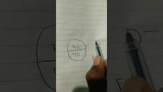 10 to 40 passing marks trick for backbancher #short# video