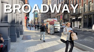 NEW YORK CITY Walking Tour [4K] - BROADWAY