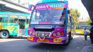 Jolly ride bus coimbatore to thirupur Via Palladam, Sulur,Kaaranampettai|#coilmbatorebus#privatebus