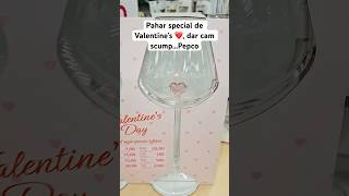 Pahar special de Valentine’s ❤️, dar cam scump…Pepco! #cumparaturi #produse #oferta #pepco #pret