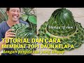 TUTORIAL CARA MEMBUAT TOPI DARI DAUN KELAPA, LENGKAP DAN JELAS UNTUK PEMULA