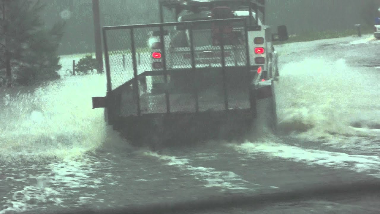 Road Flooding From Tropical Storm Debby In Live Oak, FL - YouTube