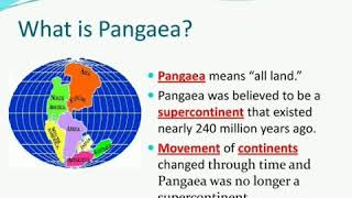 Pangaea & continents of the world - part 1 - class 3