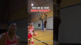 TOP 5 POST MOVES TO STEAL FROM HAKEEM THE DREAM #basketball