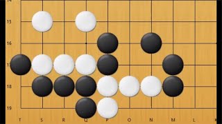 黑棋需要防范白棋收氣的好手，第一手棋非常關鍵