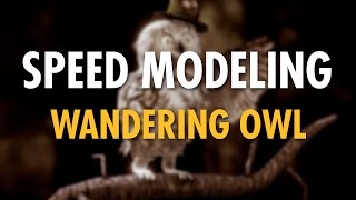 3D Speed Modeling : Wandering Owl | Cinema 4D