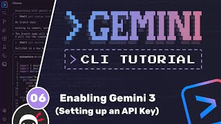 Gemini CLI Tutorial #6 - Adding an API Key