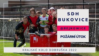 Krajské kolo dorostu - požární útok Dobruška | Dorost Bukovice