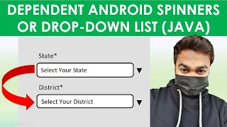 3/4-Inner Spinner | Create State-District Dependent (Nested) Spinner | Multiple Spinners in Java