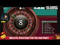 unique roulette strategy proven to pay off with patience 🤑