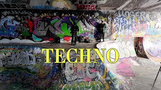 TECHNO AT THE SKATEPARK in 4k - Enrico Sangiuliano, Maceo Plex, Rafael Cerato, Vintage Culture