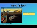 quiz 50 peintures u0026 peintres célèbres niveau difficile jeu test art