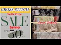 Cross Stitch Sale 2022 - 50% Off Summer Lawn Dresses Unstitched Fabric Design |Sale Today End season