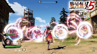 【戦国無双5】お市 アクション「護符」モーション【Samurai Warriors 5】