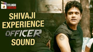 SHIVAJI - Experience OFFICER Sound | RGV | Nagarjuna | Myra Sareen | #Officer | Mango Telugu Cinema