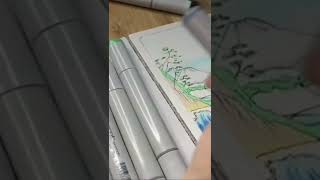 Copicで浮世絵