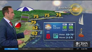 CBSN New York July 4th Weather Forecast at 9 p.m.