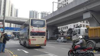 2018-3-5 hong Kong bus (KMB) Alexander Denis Enviro500 mmc\u0026facelift Volvo B9TL/英國製嘅都城嘉慕舊列車