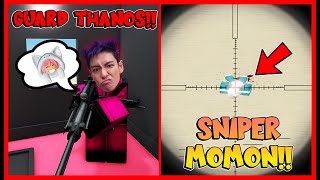 ATUN MENJADI GUARD THANOS DAN MENEMBAK MOMON DI SQUID GAME !! Feat @sapipurba Roblox