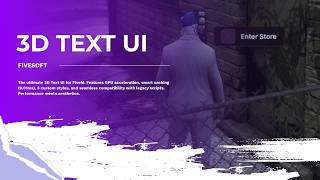 Fivesoft 3D TEXT UI | FiveM Next-Gen 3D Interaction System | Standalone