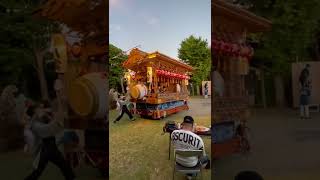 20220702-103館山市川崎地区八雲神社祭礼前夜祭　屋台にてお囃子