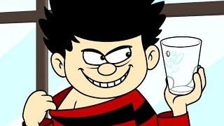 The Ol' Hole In The Glass Prank | Dennis the Menace and Gnasher | Come Menace With Me | S04 E15