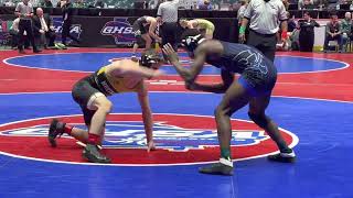 Tyler McKnight Cass vs Brian Papcun Ola 2023 5A GHSA State Finals 144lbs