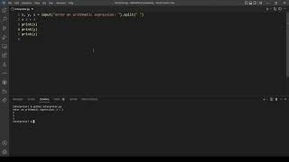 Math Interpreter -Problem Set 1 (CS50's Introduction to Programming with Python)