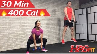 30 Minute HIIT Tabata Workout for Fat Loss & Strength: High Intensity Interval Training Home Routine