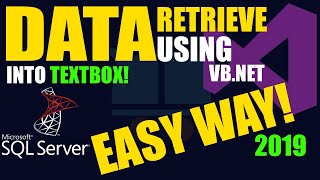VB.NET 2010 Tutorial: Retrieve Data from SQL Server into TextBoxes | WinForms Database Guide