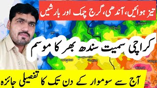 Heavy Rain Expected In Sindh | Sindh Weather Forecast | Karachi Weather Forecast | Sindh Ka Mosam