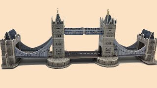 DIY Miniature TOWER BRIDGE OF LONDON ~ 3D Puzzle