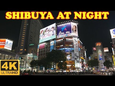 Shibuya At Night - A 4K Walkthrough 🌟 渋谷 東京 🌟 Japan As It Truly Is ...