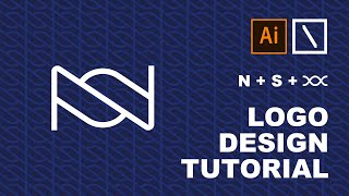 N + S Logo Design Tutorial in Adobe Illustrator