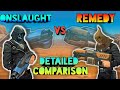 Onslaught Vs Remedy | Detailed Comparison F2p shotguns || Guns of Boom