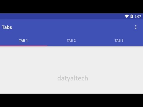 Tab Layout Using ViewPager2 Using KOTLIN | Tab Layout | ViewPager2 ...