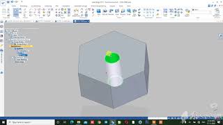 HOW TO MAKE NUT WITH THREAD & HOW TO DO REVOLVE CUT IN SOLID EDGE
