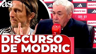 ANCELOTTI se deshace en ELOGIOS con MODRIC | D. MINERA 0 - REAL MADRID 5 | COPA