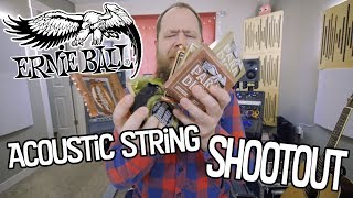 Ernie Ball Acoustic String Shootout!