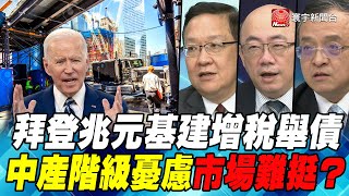 P3 拜登兆元基建增稅舉債 中產階級憂慮市場難挺？｜寰宇全視界20210331