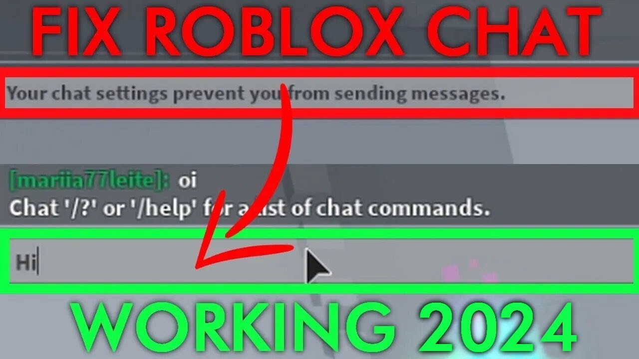 [2024] HOW TO FIX CHAT IN ROBLOX ("Your Chat Settings Prevent You From ...