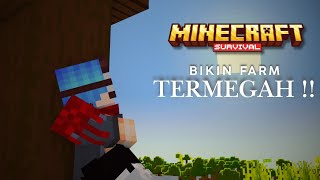 [ LIVE 🔴 ] Membuat Farm Di Minecraft Paling Besar!! #shorts