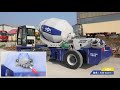 aimix 3 5 m³ self loading concrete mixer operation video