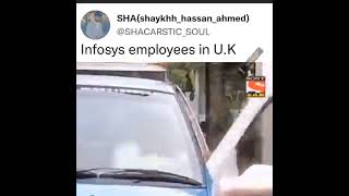 Infosys employee in UK funny memes