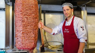 One and a half meters of pure meat for an incredible oriental doner! I didn't believe it