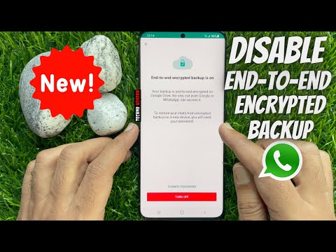 Can you disable end-to-end encryption on WhatsApp?