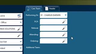 ehrTHOMAS Tutorial : Encounter Tab ( Patient Visits)