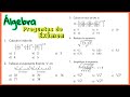 Teoría Exponentes ALGEBRA Academia Cesar Vallejo 8 ejercicios Resueltos