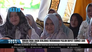 Deklarasi 1000 Emak-Emak Untuk Menangkan Tarmizi-Said Untuk Paslon Bupati Aceh Barat