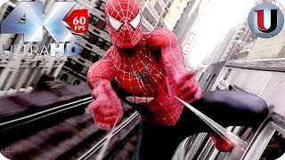Spider Man Vs Dr Octopus Train Fight Scene - Spider Man 2 2004 MOVIE CLIP (4K HD)